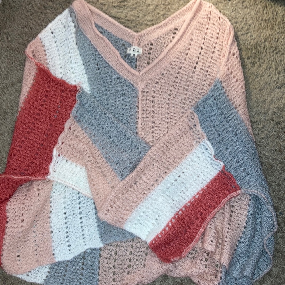 Fishnet loose top